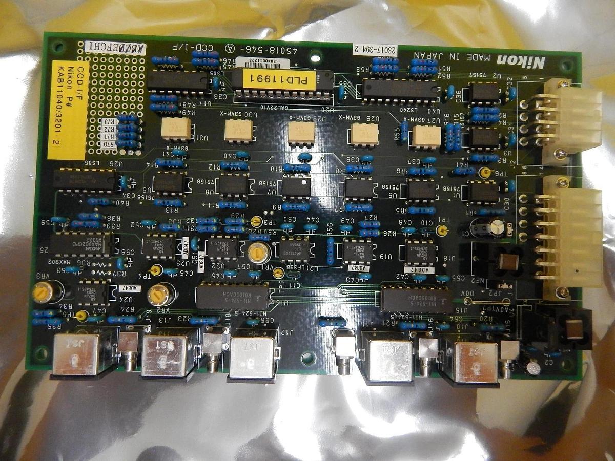Used Nikon 4S018-546-A CCD-I/F PCB KAB11040/3201-2 2S017-394-2 OPTISTATION 3 Used