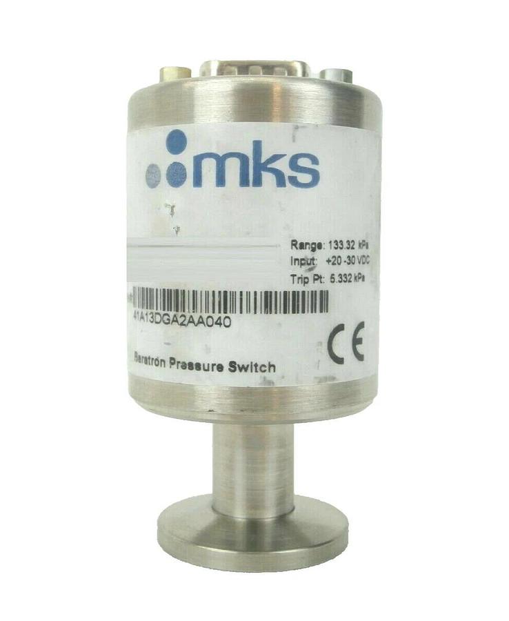 Used MKS Instruments 41A13DGA2AA040 Baratron Pressure Switch Type 41A Working Surplus