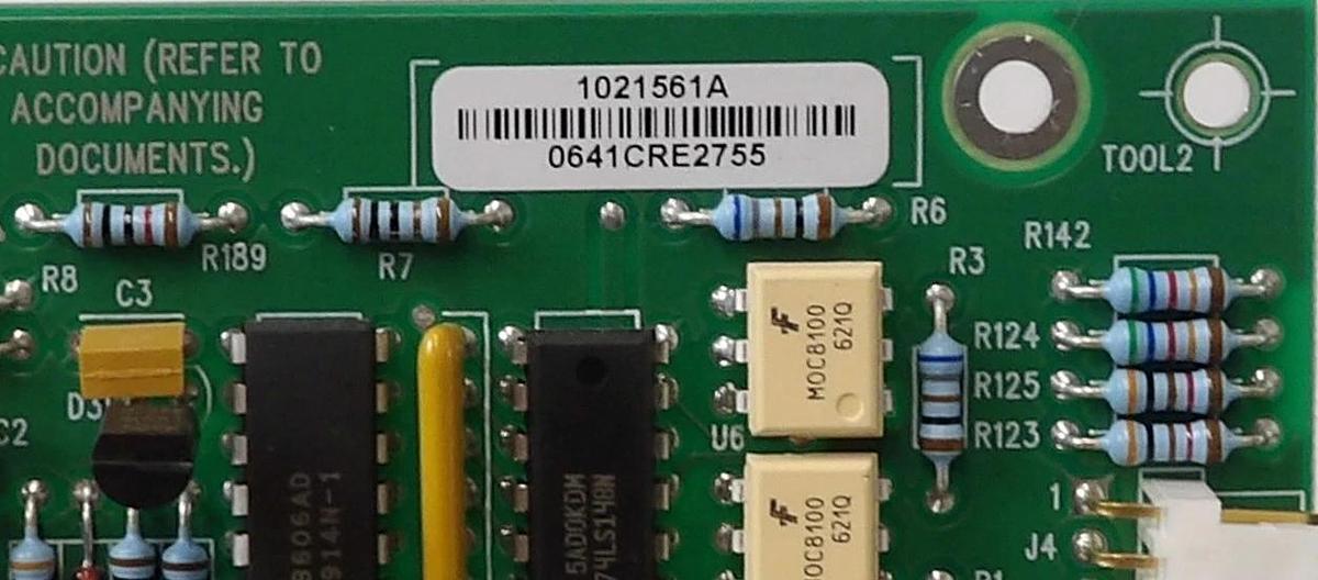 Used AB Sciex 1021561 Temperature Controller PCB API 4000 LC/MS/MS Working Surplus