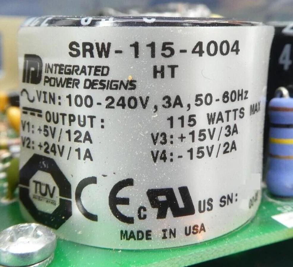 Used Integrated Power Designs SRW-115-4004 Power Supply 7080048 Lot of 2 Working