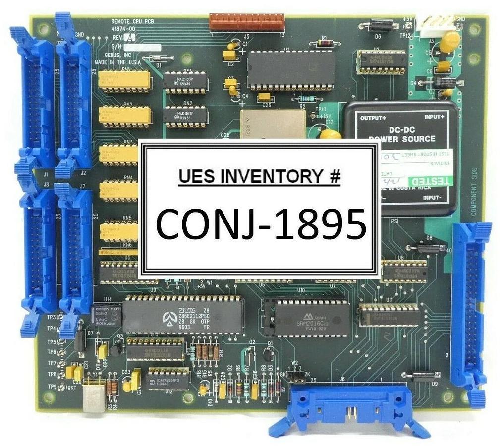 Used Genus 41874-00 Remote CPU PCB Rev. A Working Surplus