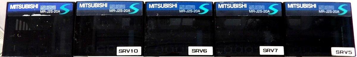 Used Mitsubishi Electric MR-J2S-20A MR-J2S-20B AC Servo Driver MELSERVO Lot of 10