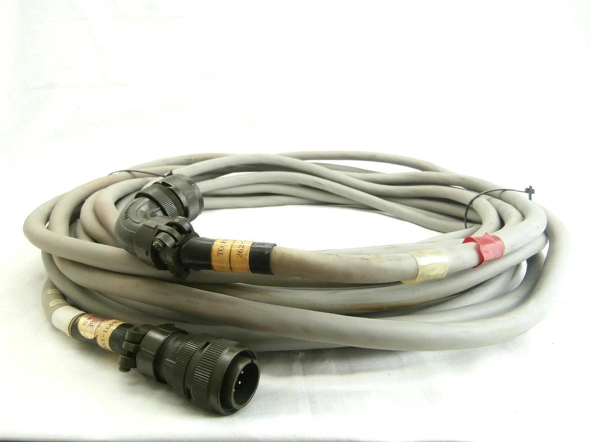 Used Shimadzu 262-78491-15V2 Turbomolecular Pump AC Cable 50 Foot 15M Turbo Working
