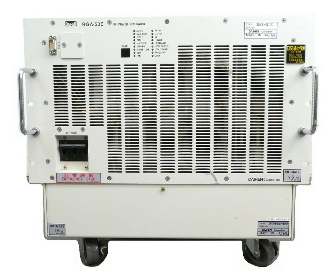 Used Daihen RGA-50E HF RF Power Generator TEL Tokyo Electron 3D80-002263-11 Working