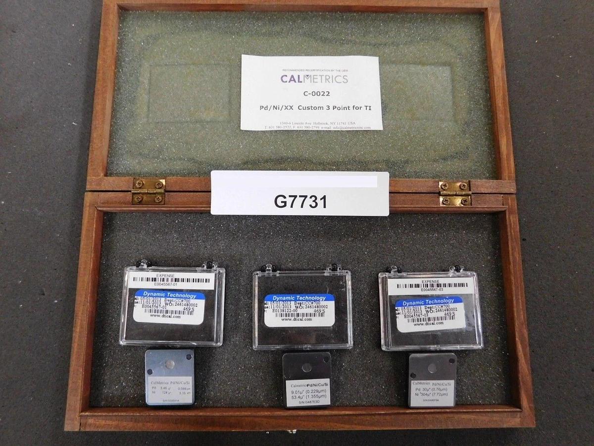 Used CALMETRICS S07494-2 ISO17025 Accreditation Cert L2319 Set Working Surplus