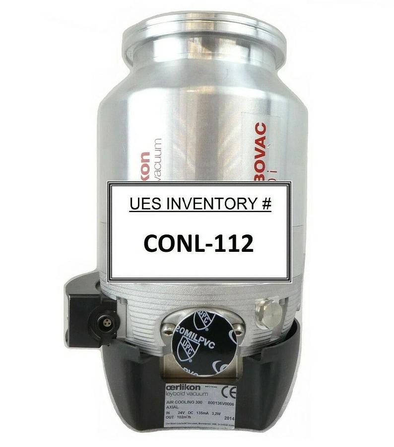 Used TURBOVAC T 350i Leybold 800136V0006 Turbomolecular Pump Turbo 300 Axial Working