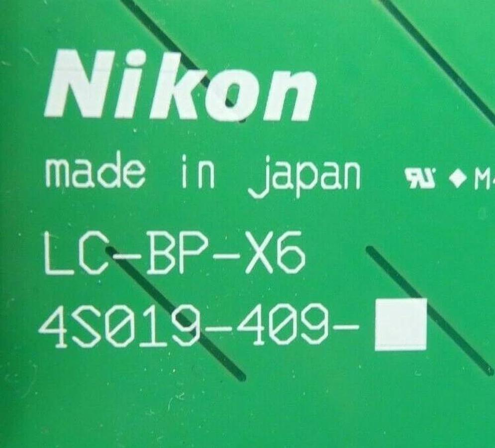 Used Nikon 4S019-409 Backplane PCB LC-BP-X6 E100688M000A2 RCB-X6LC/NIK1 NSR FX-601F