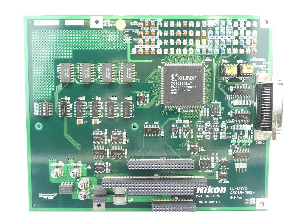 Used Nikon 4S018-763 Driver PCB IU-DRV2 NSR FX-601F FPD Lithography System Working