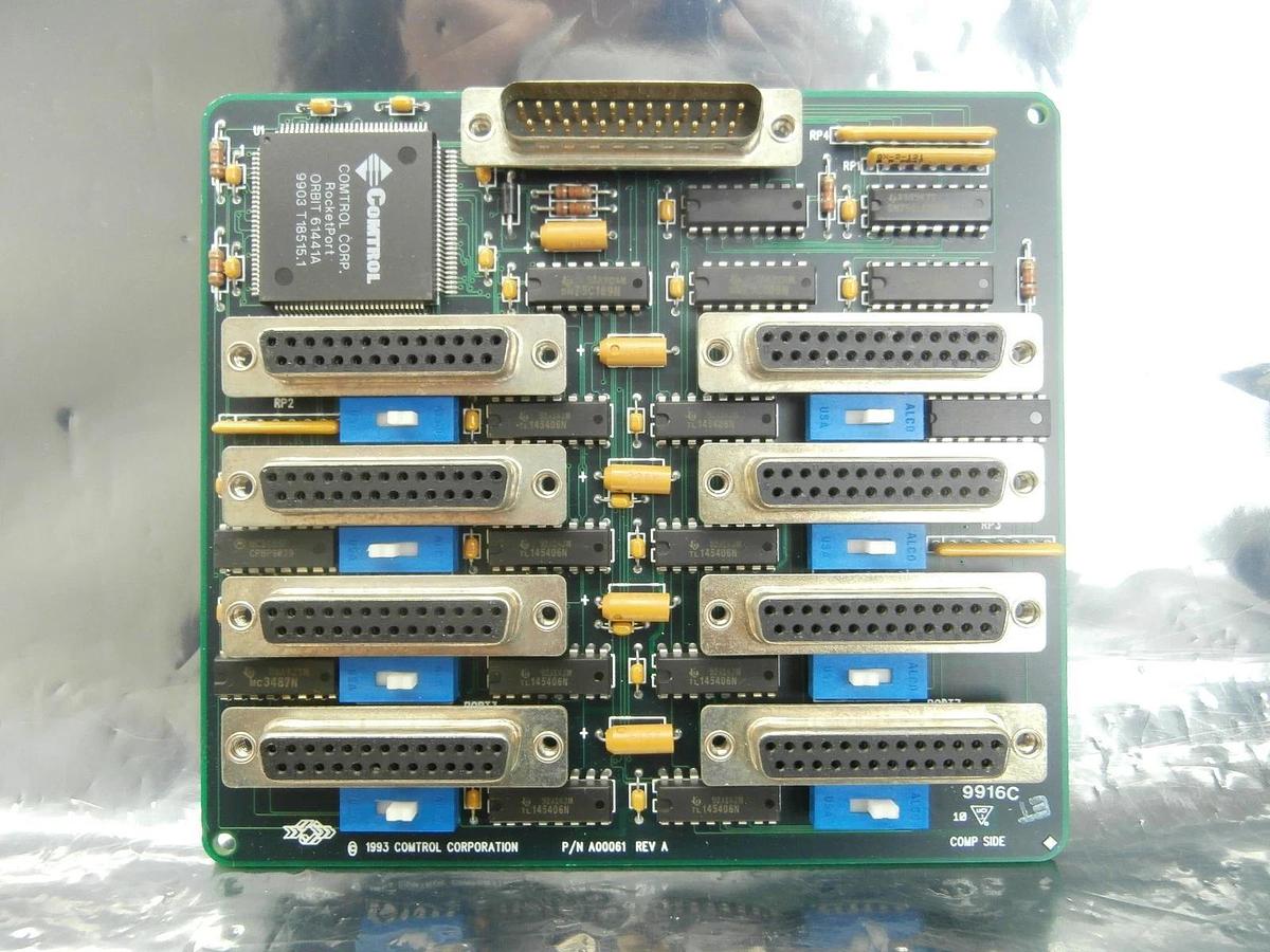 Used Comtrol A10061 Interface Connector Board PCB 9916C Used Working