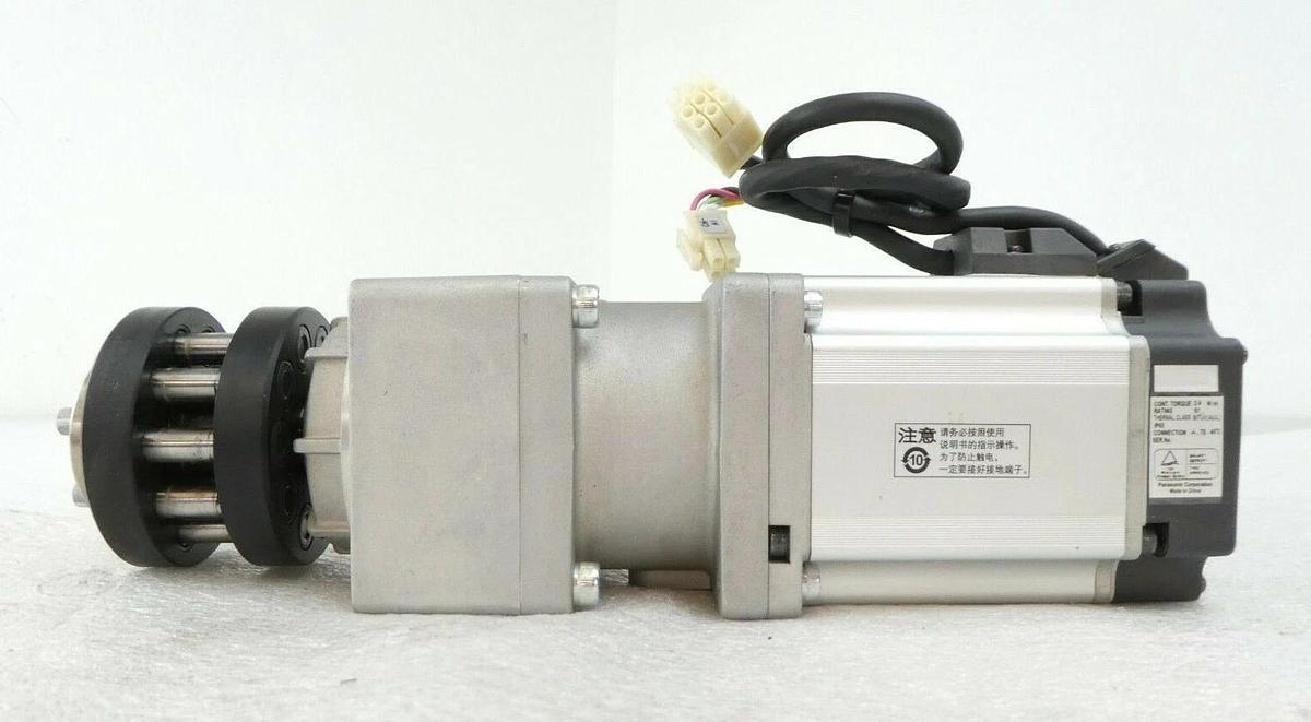 Used Panasonic MSMD082S1S AC Servo Motor Nidec-Shimpo Gear Reducer VRSF-4C-750 Spare