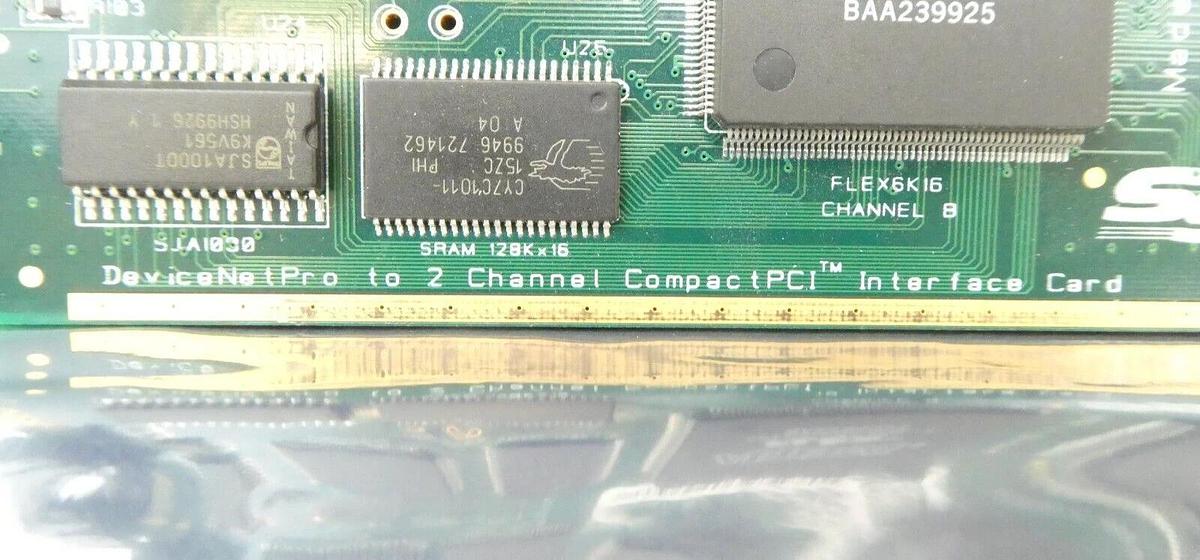 Used SST Woodhead AMAT-DNP-CPCI-1 DeviceNet Pro PCB Card AMAT 0190-05400 Working