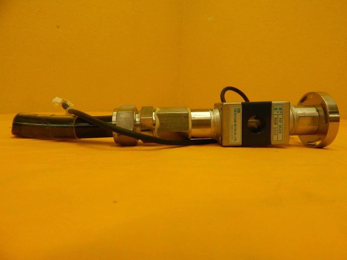 Used Tokyo Flow Meter HF-M30 Helical Inline Flow Meter 2~20L/min Used Working