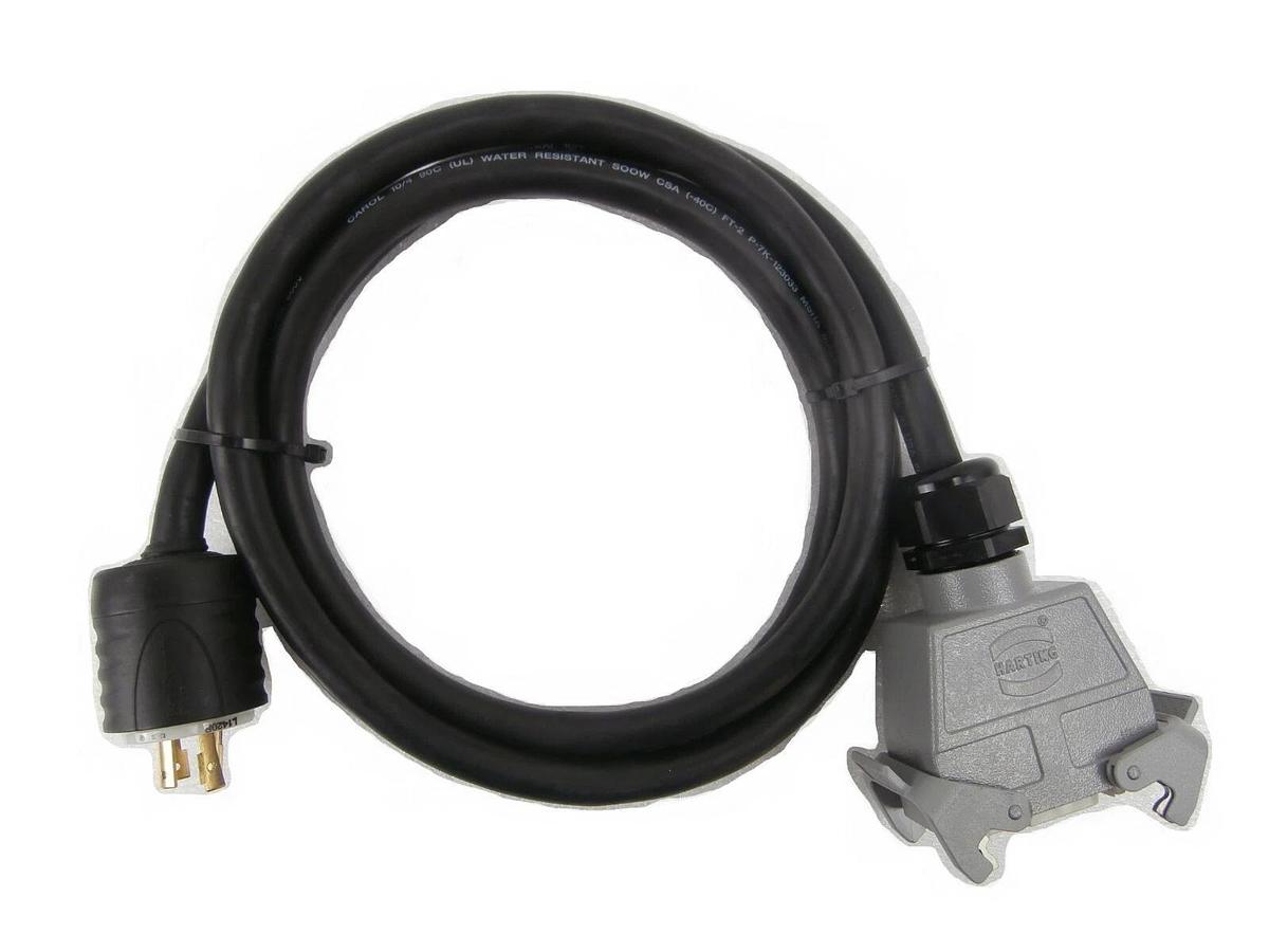 Used Edwards E21909516 iQDP Power Plug with 9 Foot Cable 2.7M iQDP40 iQDP80 Working