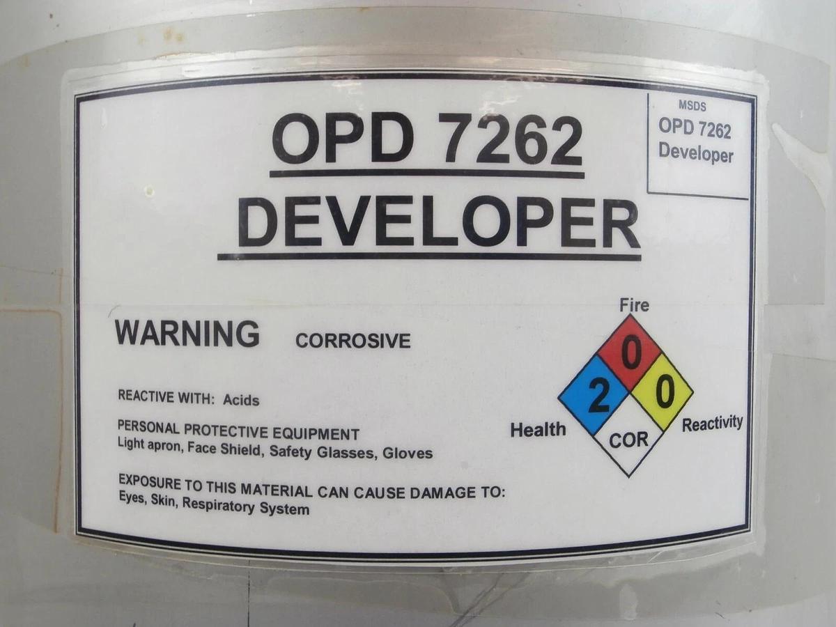 Used Alloy Products Photoresist Pressure Vessel Developer Tank OPD 7262 SVG 90S Spare