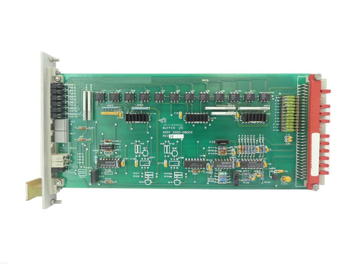 Used AMAT Applied Materials 0100-09009 Buffer I/O PCB Card P5000 Working Surplus