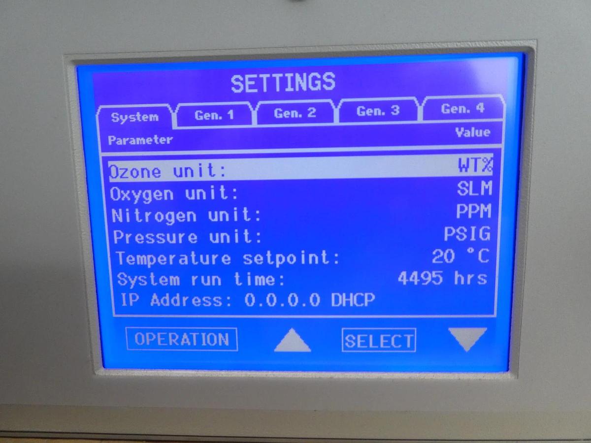 Used MKS Instruments 1046962 Ozone Delivery System Controller AX8585 ASTeX Working