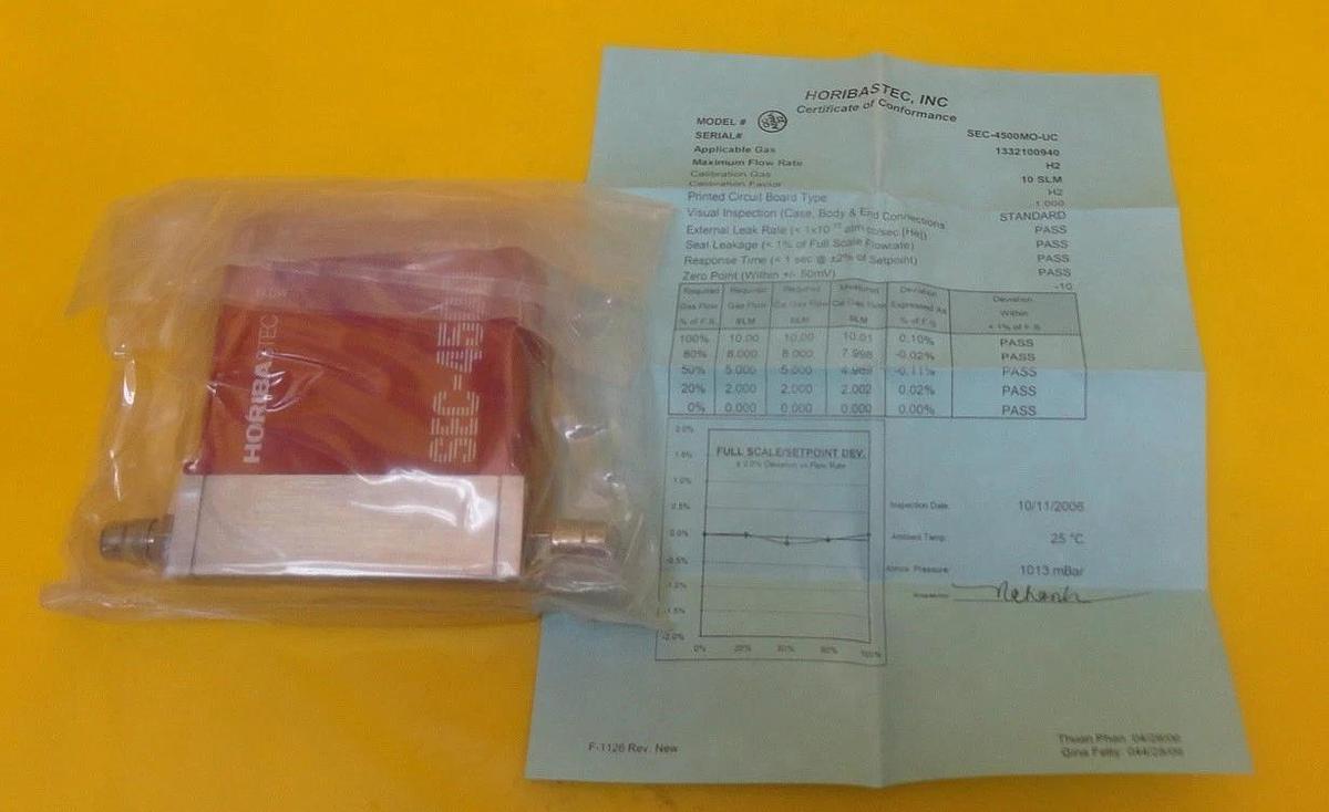 Used STEC SEC-4500M Mass Flow Controller MFC 54-123117A18 SEC-4500 10 SLM H2 New