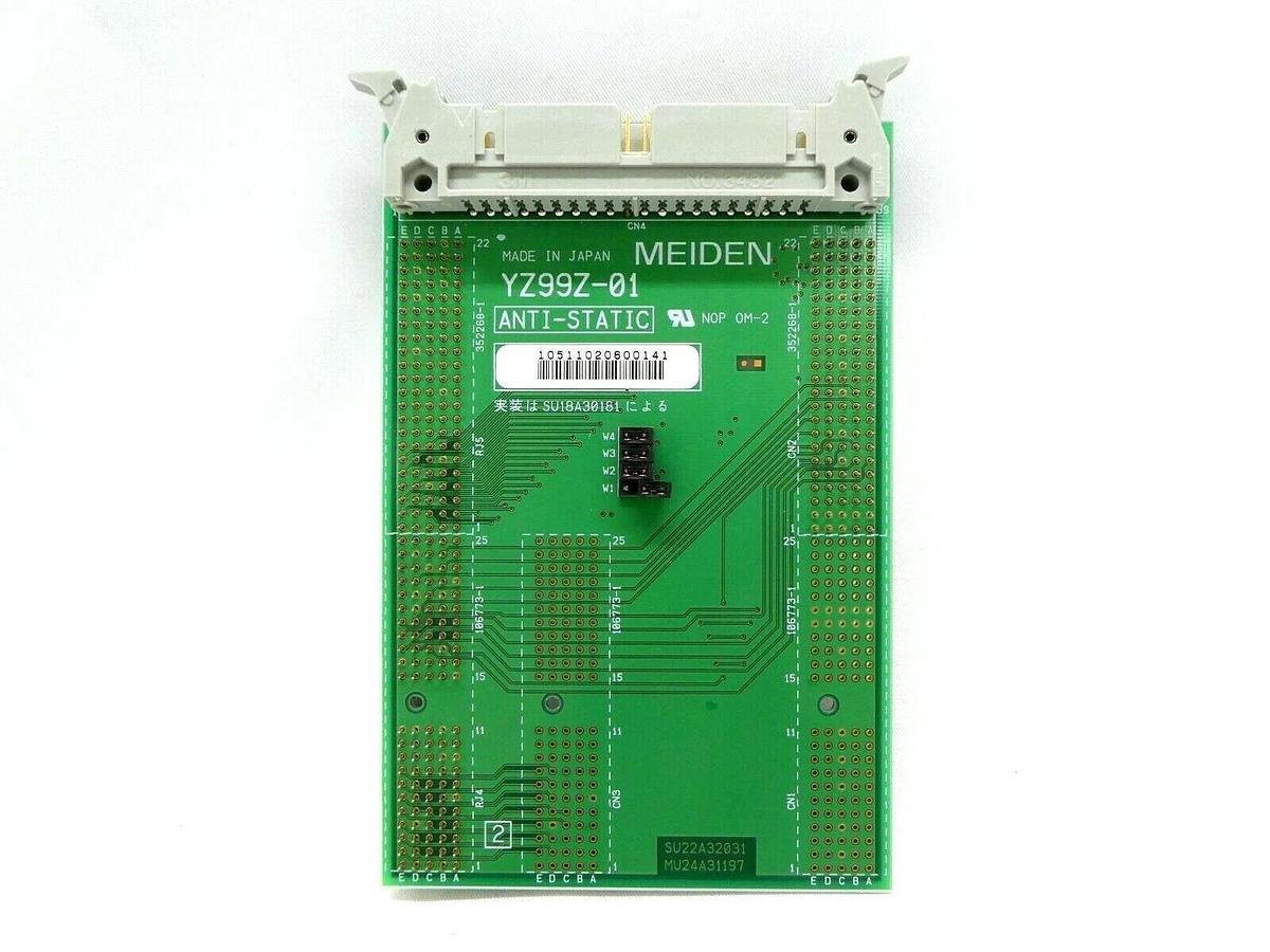 Used Meiden YZ99Z-01 Backplane Interface Board PCB SU22A32031 TEL Lithius Working