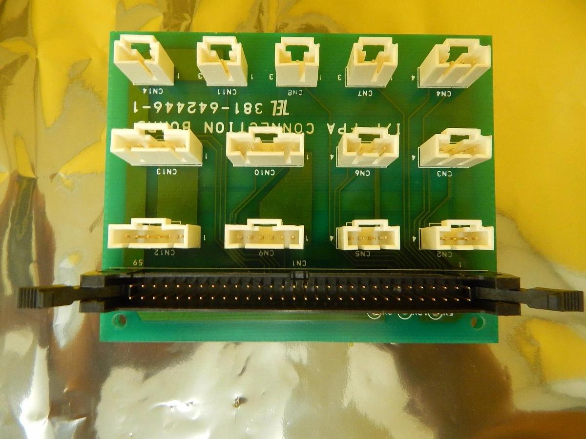 Used TEL Tokyo Electron 381-642446-1 I/F FPA Connection Board PCB MARK 8 Used
