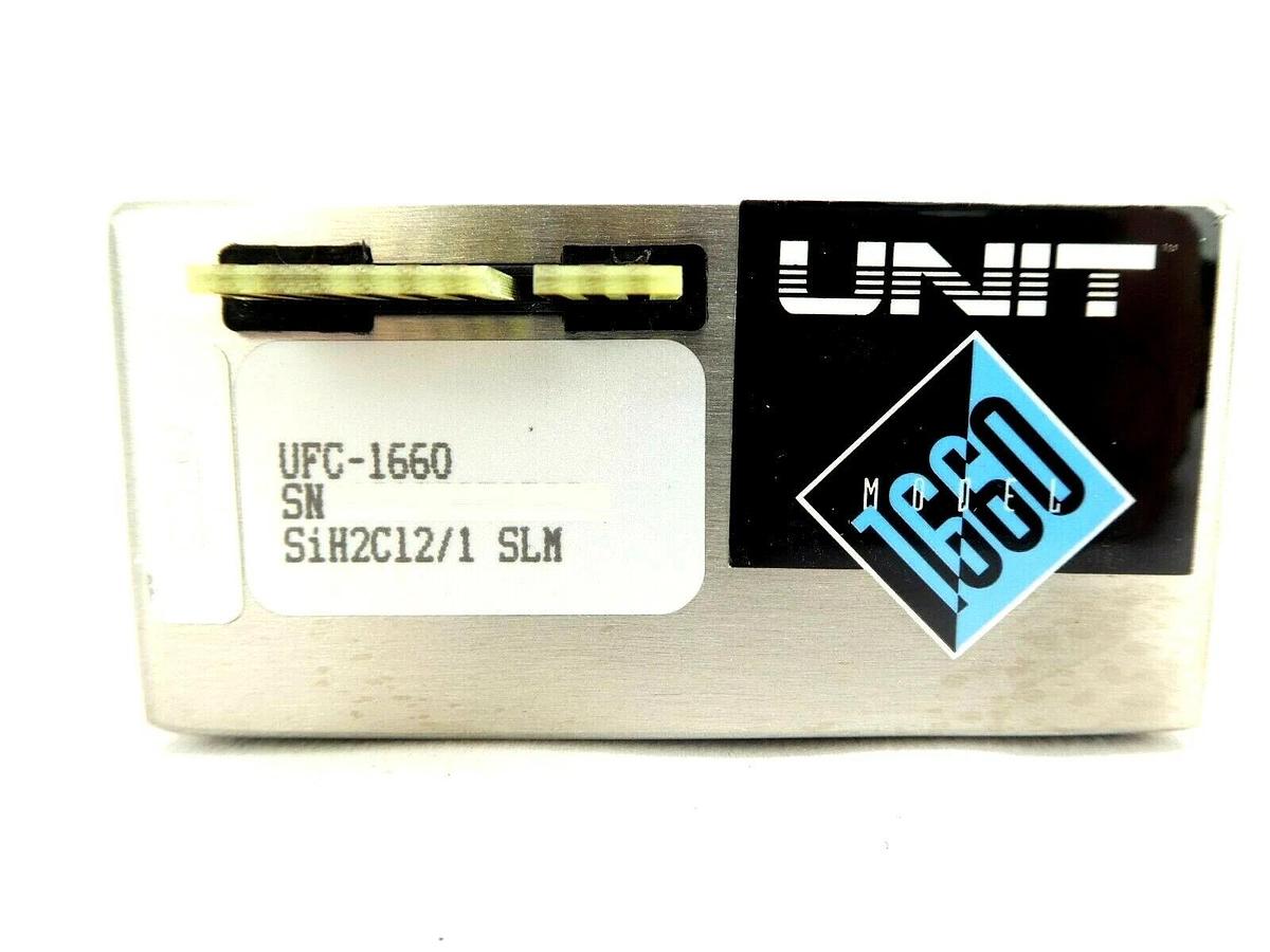 Used UNIT Instruments UFC-1660 Mass Flow Controller MFC 1 SLM SiH2Cl2 1660-105416