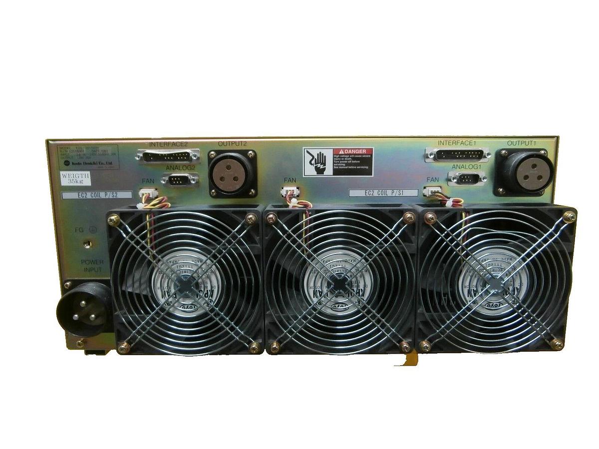 Used Kyoto Denkiki KDS-20170TW High Voltage Dual Output Power Supply Working Spare