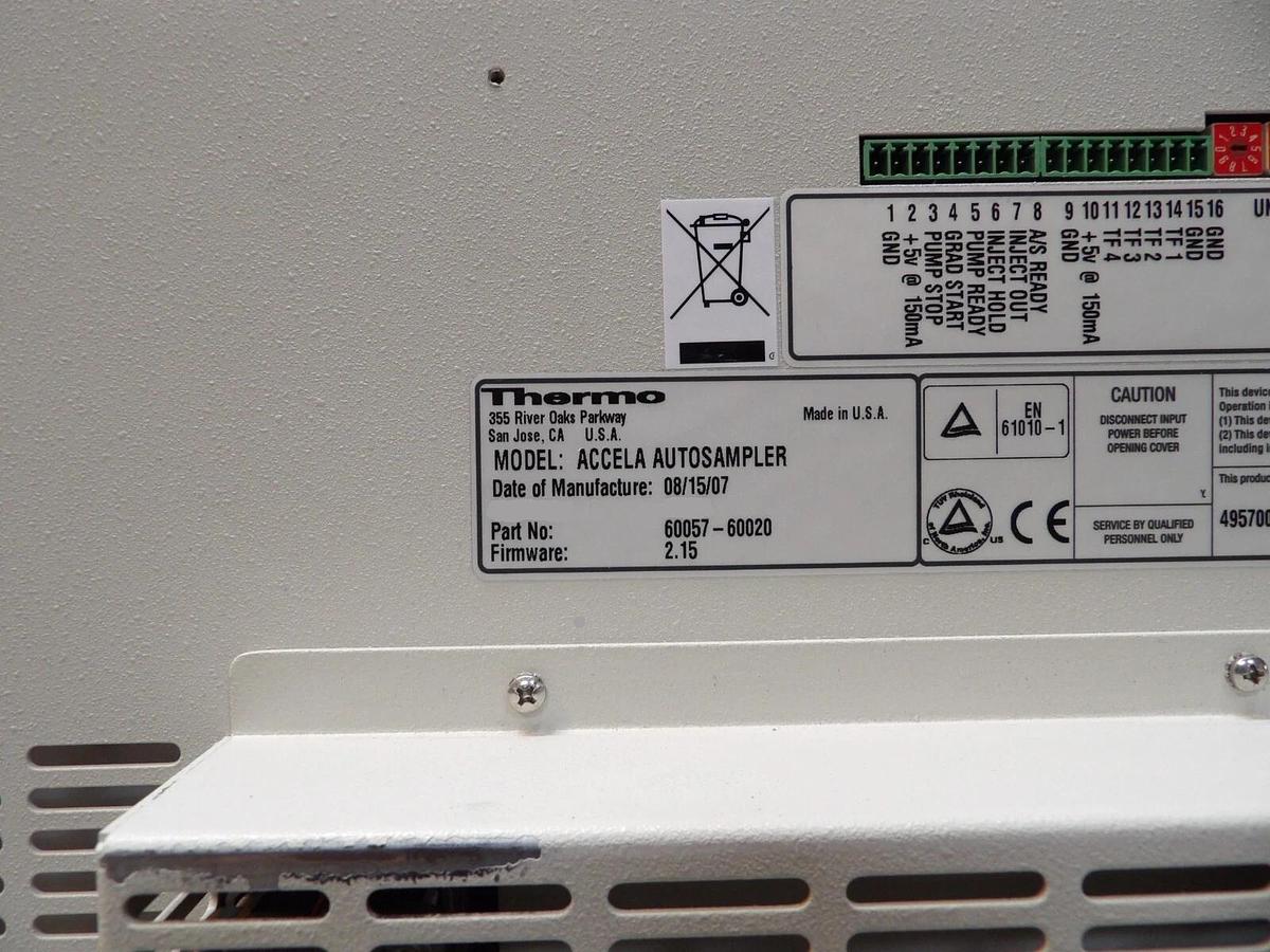 Used Thermo Scientific Accela HPLC System PDA Detector Pump and Autosampler Untested