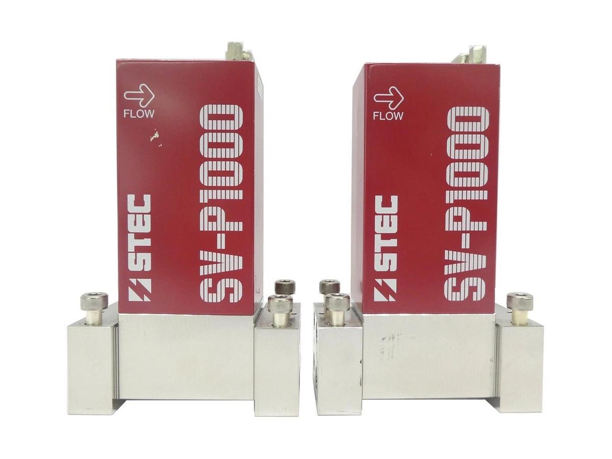 Used STEC SV-P1203-002 Pneumatic Flow Controller SV-P1000 Reseller Lot of 2 Working