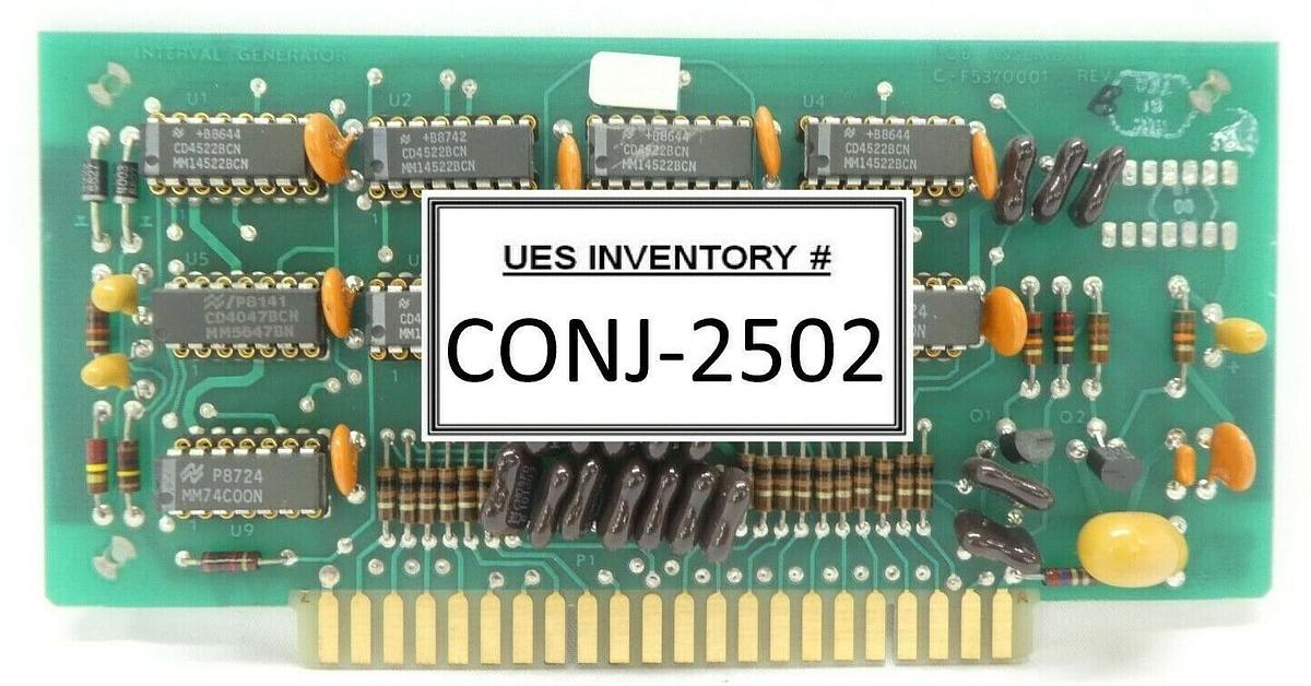 Used Varian Semiconductor VSEA C-F5370001 Interval Generator PCB Card Rev. B Working