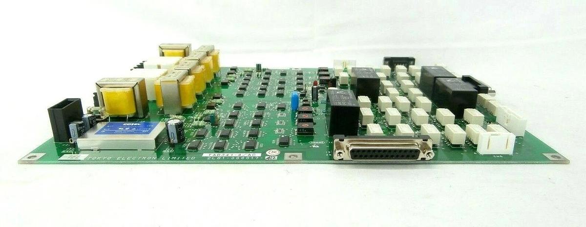 Used TEL Tokyo Electron 2L81-000017-42 Time Delay Relay Board PCB TAB341-4/AC Working