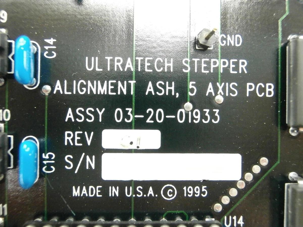 Used Ultratech Stepper 03-20-01933 5 Axis ASH Alignment Board PCB Titan Used Working