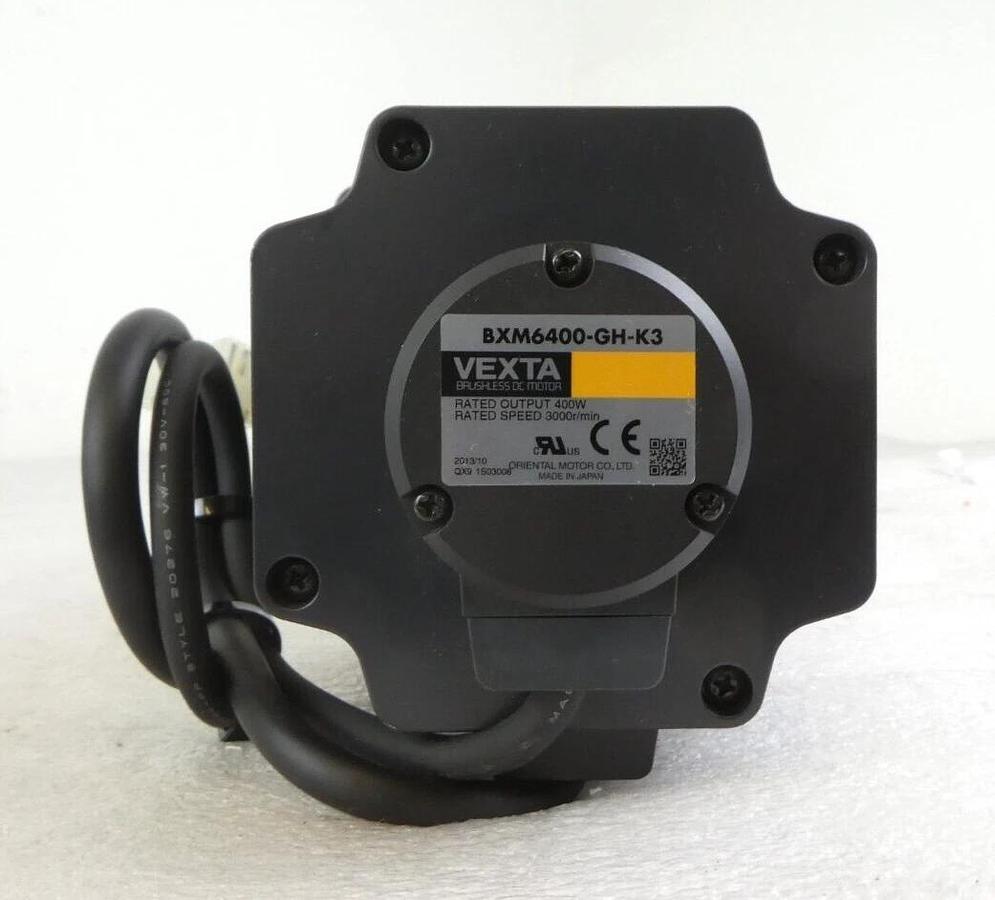Used Oriental Motor BXM6400-GH-K3 DC Motor W/Gear Head D3846-162 Working Surplus