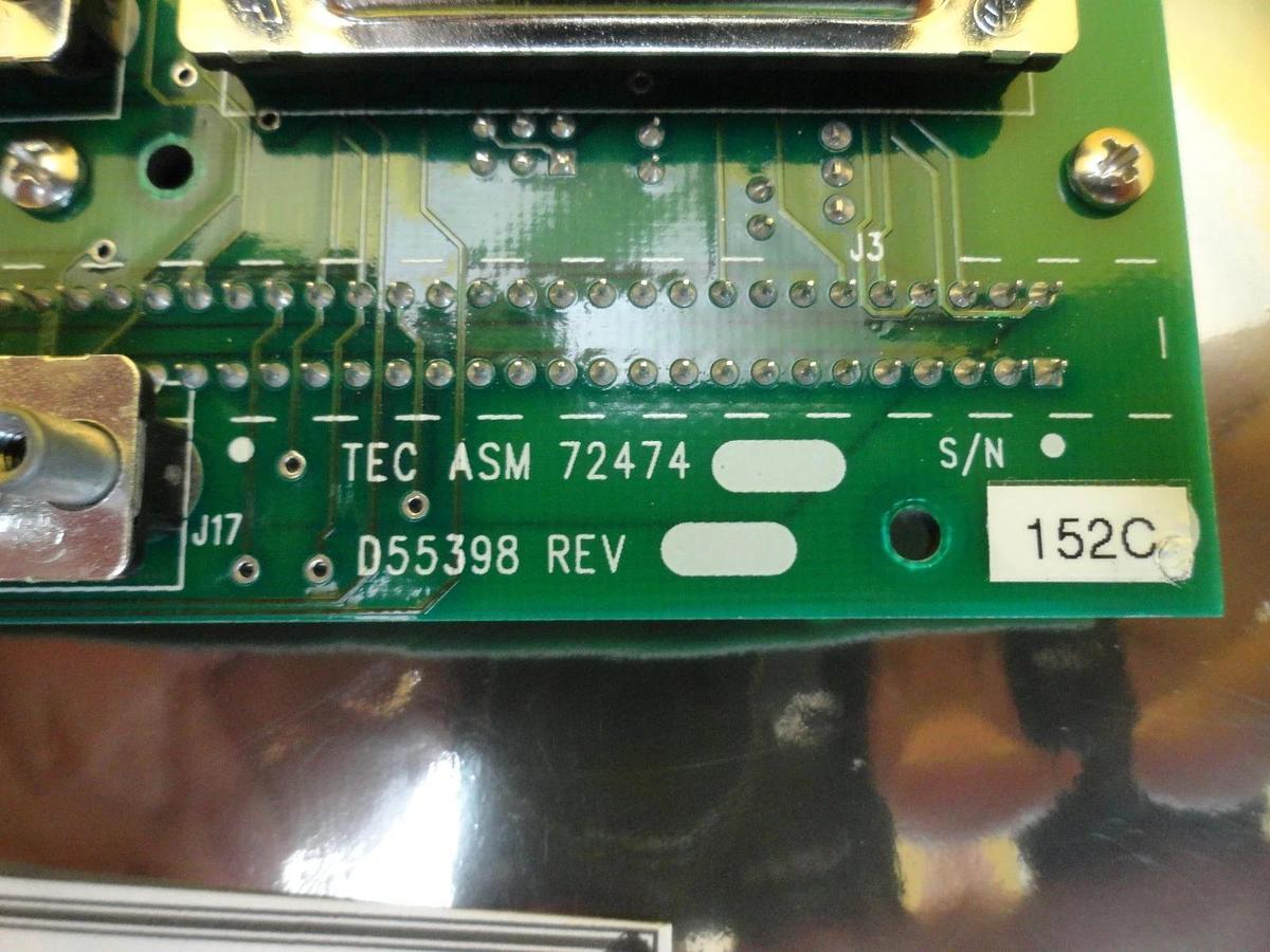 Used Anorad 672474 V-SERV Backplane PCB Board D55398 AMAT Orbot WF 736 DUO Used