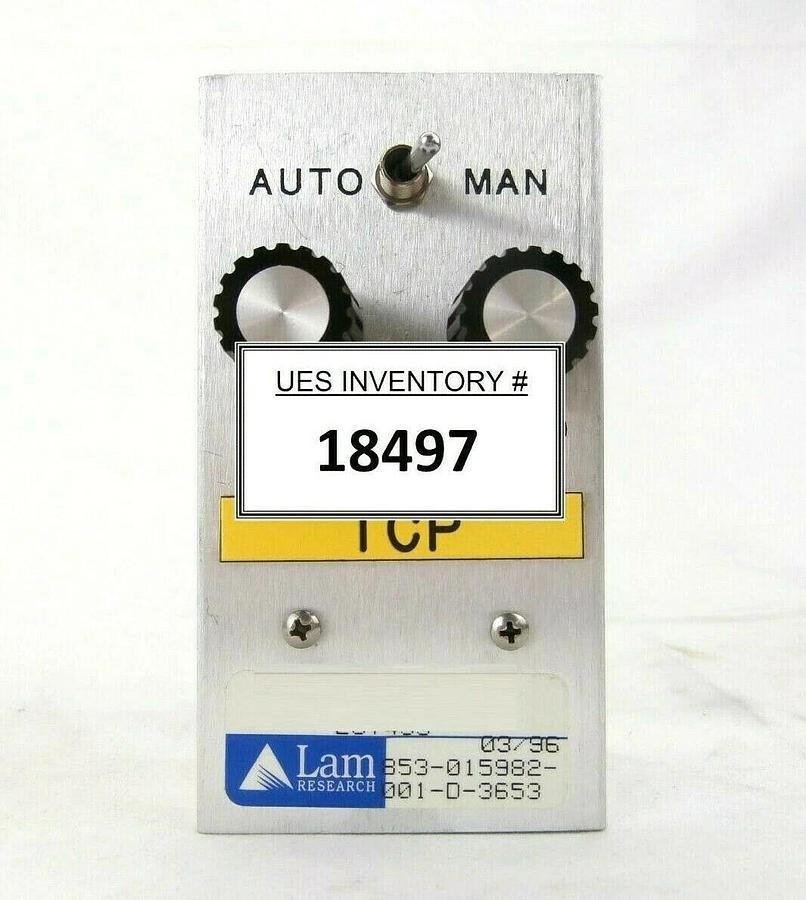 Used Lam Research 853-015982-001-D-3653 TCP RF Tune/Load Module FPD Continuum Spare