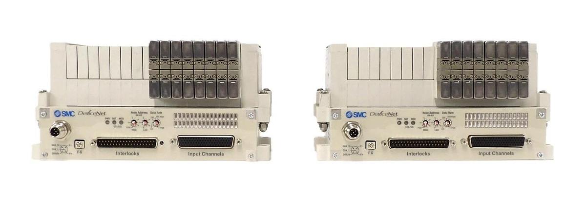 Used SMC EX420-SDN1 16-Port Manifold AMAT 4060-00513 Lot of 2 Working