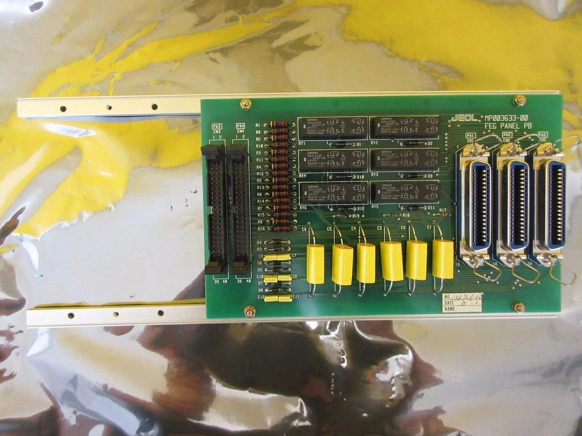 Used JEOL MP003633-00 FEG PANEL PB Board Assembly PCB JEM-2010F Used Working