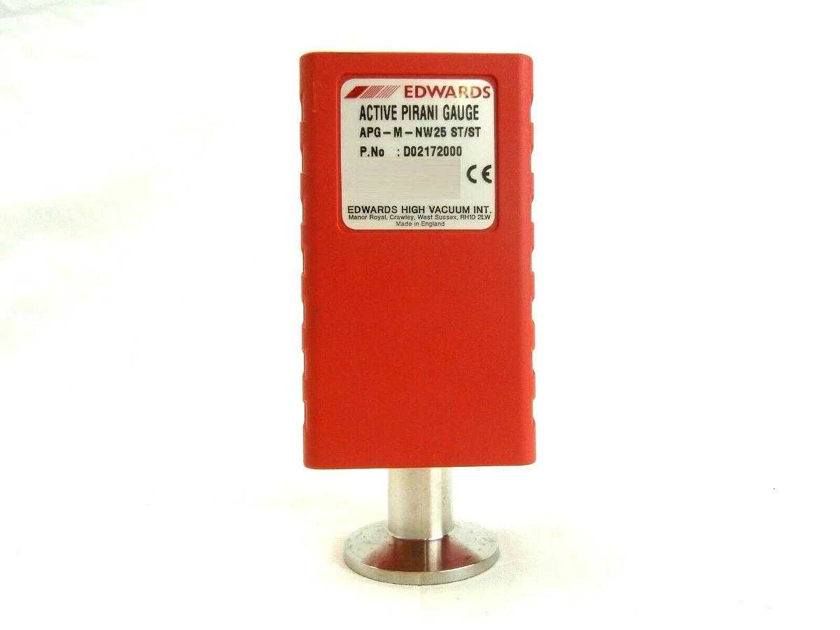 Used Edwards D02172000 Active Pirani Vacuum Gauge APG-M-NW25 ST/ST Used