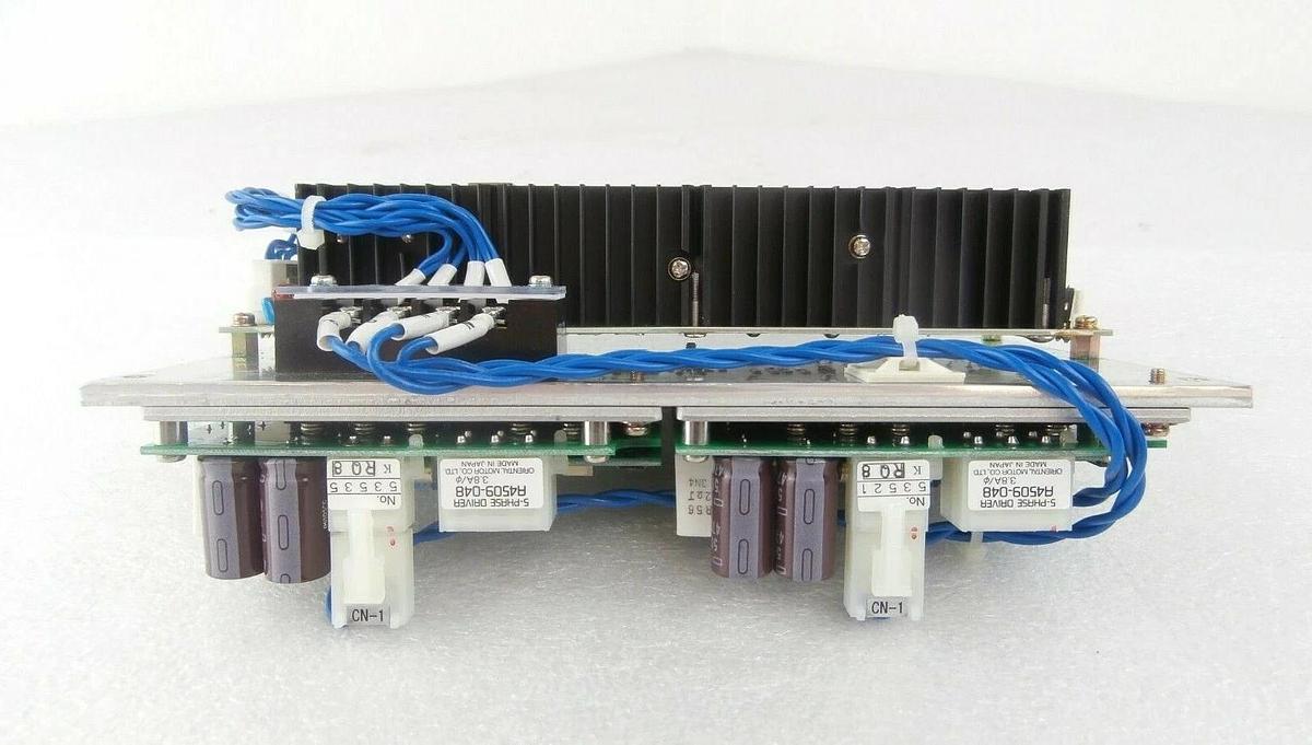 Used Oriental Motor A4509-048 Dual 5-Phase Driver Assembly with Power Supply Working