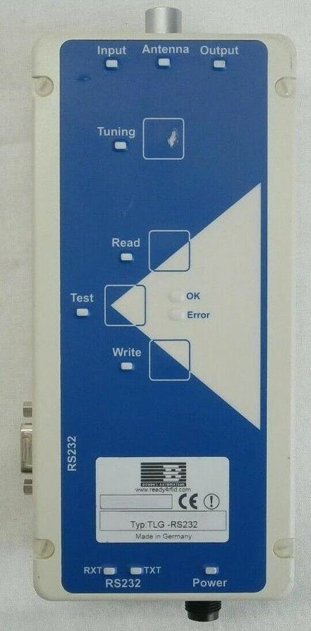 Used Brooks Automation TLG-I1-AMAT-R1 Transponder Reader ASC-I1 TLG-RS232 Working