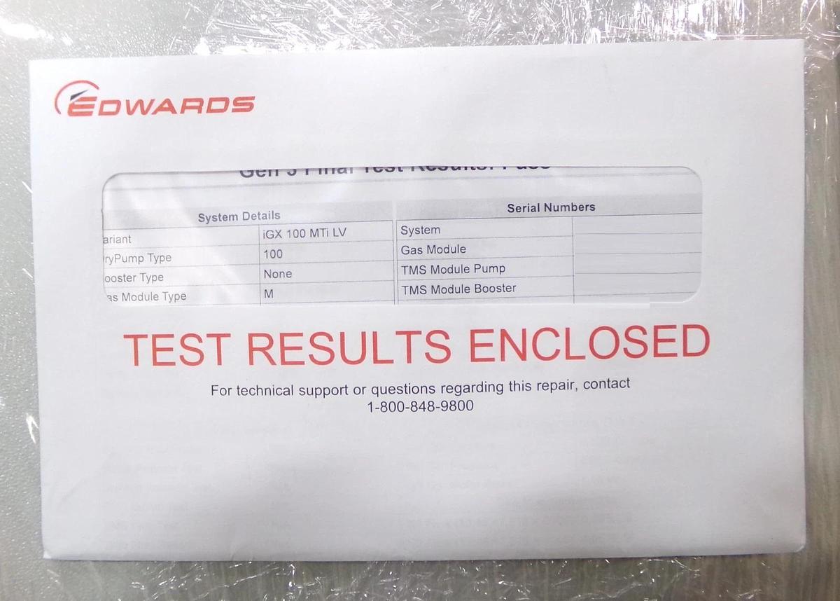 Refurbished IGX100MTi Edwards NRY525000XS Vacuum Dry Pump 500418810 Manufacturer Refurbished