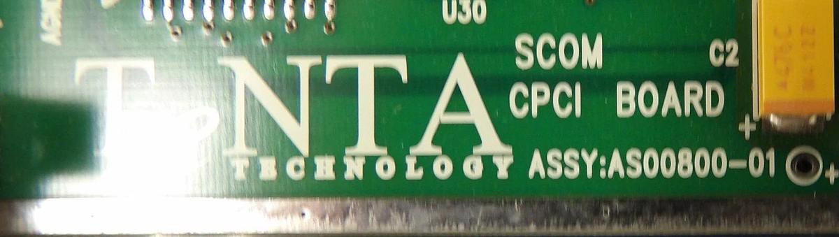 Used TeNTA Technology AS00800-01 CPCI Board PCB Assembly SCOM-0800 AMAT Working