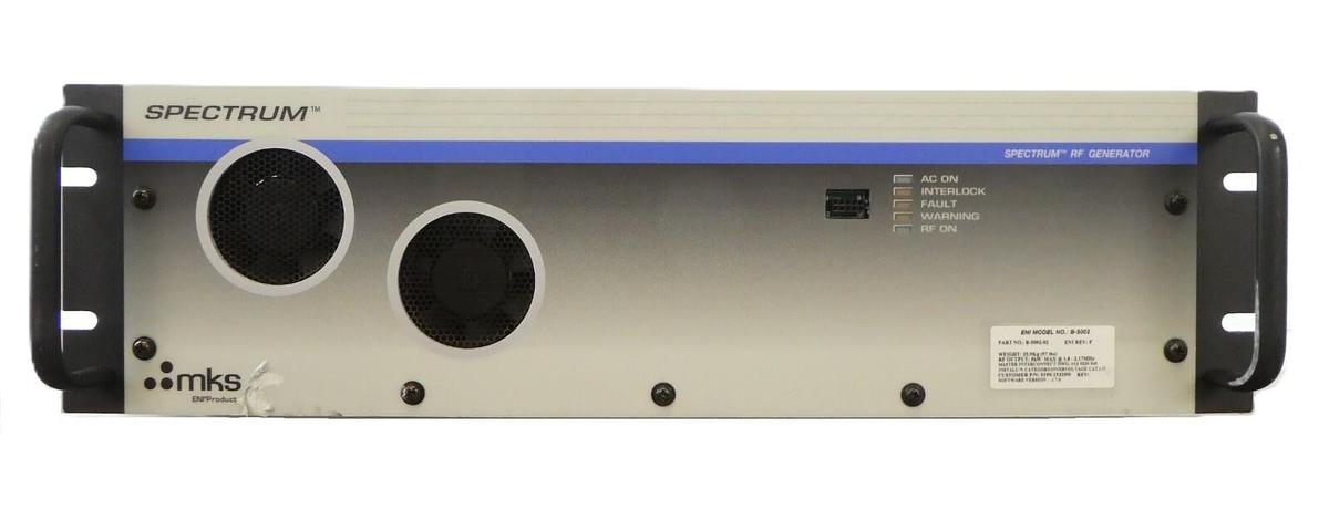 Used Spectrum B-5002 ENI Power Systems B-5002-02 RF Generator 1.8-2.17MHz MKS Working