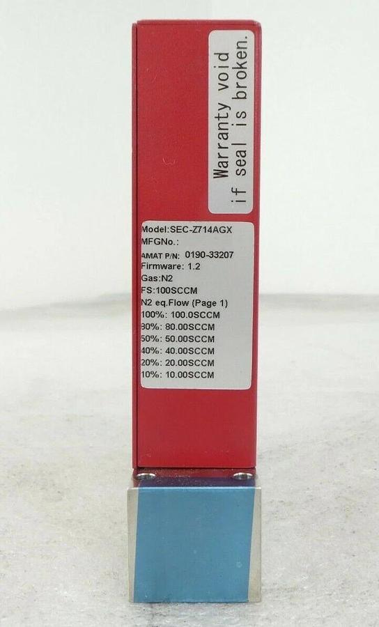 Used Horiba STEC SEC-Z714AGX Mass Flow Controller MFC AMAT 0190-33207 Working Surplus
