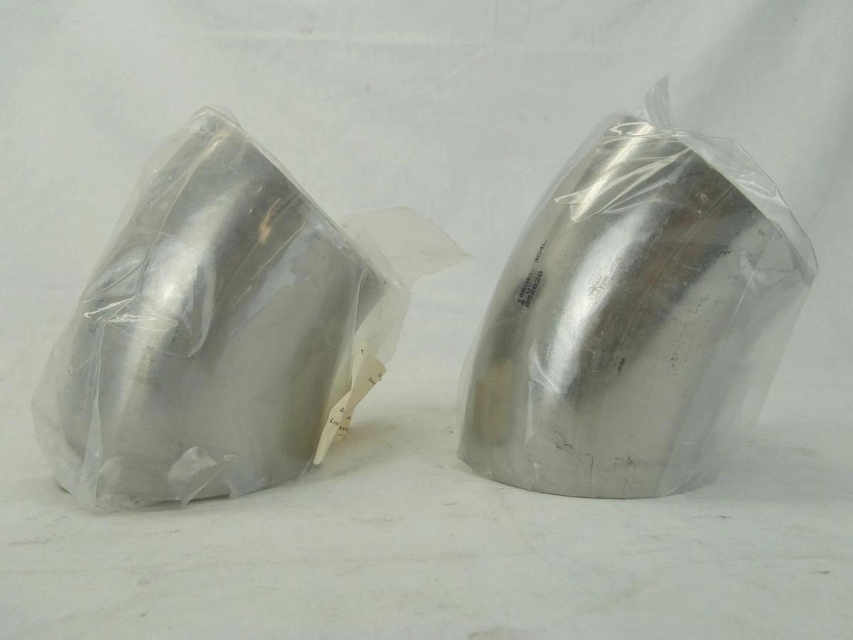 Andron A2KSX4140 Long Radius 45° Stainless UHV Elbow Fitting 2WK Lot of 2 New