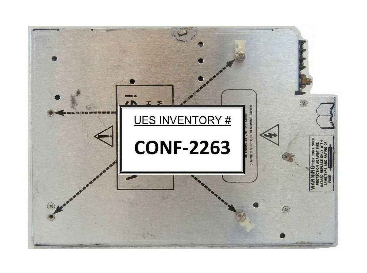 Used Pioneer Magnetics PM 2972A-2-3 DC Power Supply 114357 SVG 680-0146-029 Working