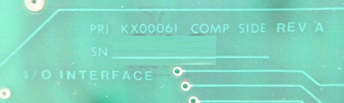 Used PRI Automation KX00061 I/O Interface Board PCB Working Surplus