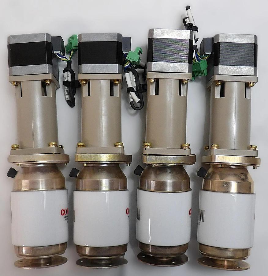 Used Comet CVBA-1000AC/5-BGJA RF Variable Vacuum Capacitor Lot of 4 Working