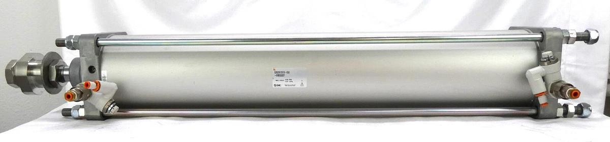 Used SMC CDS2B125TN-650-DUX00227 Tie Rod Pneumatic Air Cylinder Cs2 Working Surplus