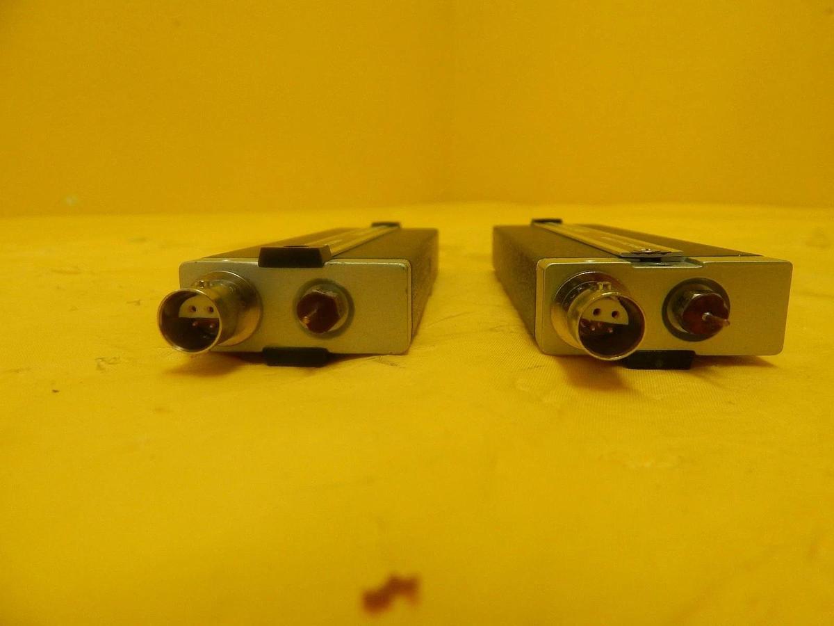 Used HP Hewlett-Packard 10780A Inferometer Optical Receiver Lot of 2 Used Working