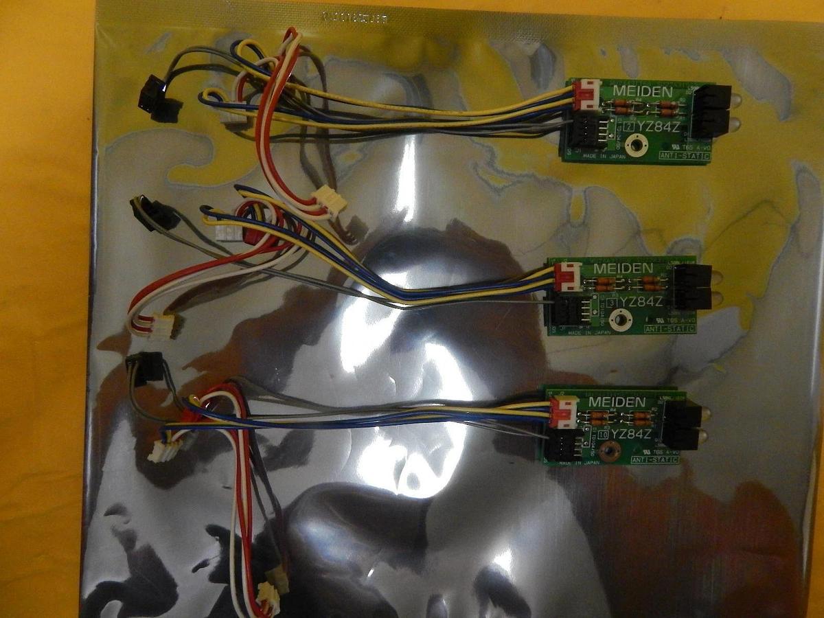 Used Meiden YZ84Z LED Indicator Board PCB SU22A31963 MU24A31158 Lot of 3 Used Working
