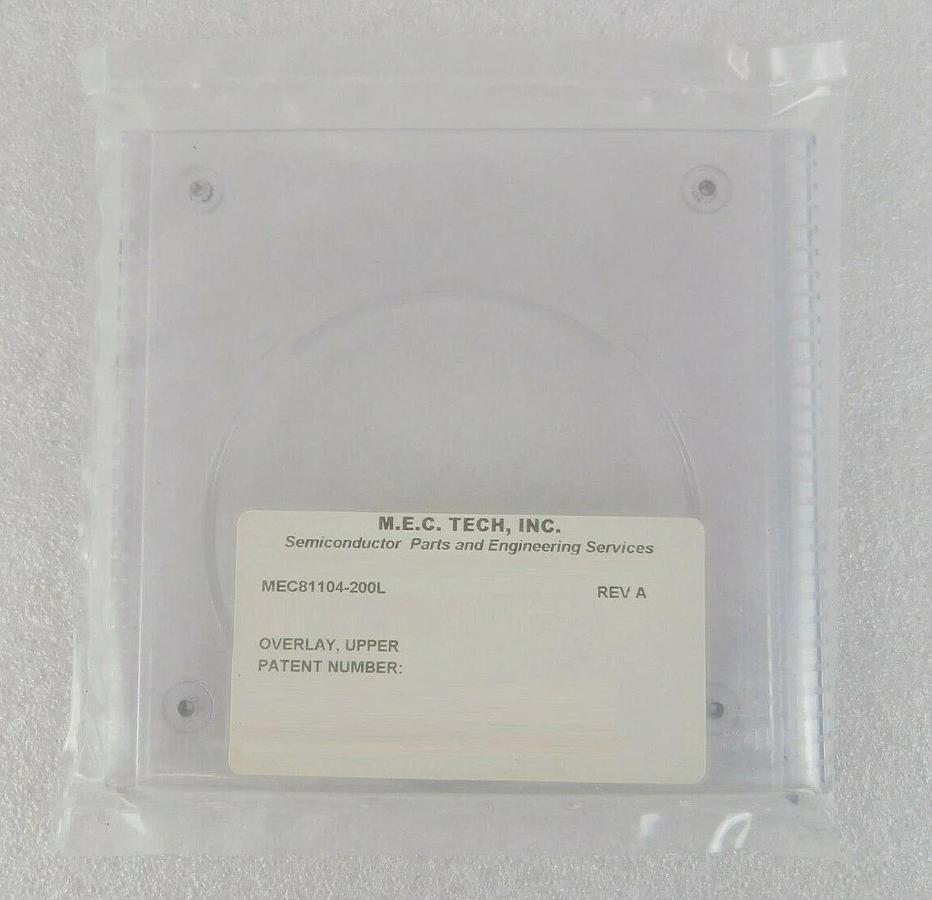 M.E.C. Tech MEC81104-200L Overlay Upper AMAT Applied Materials Lot of 5 New